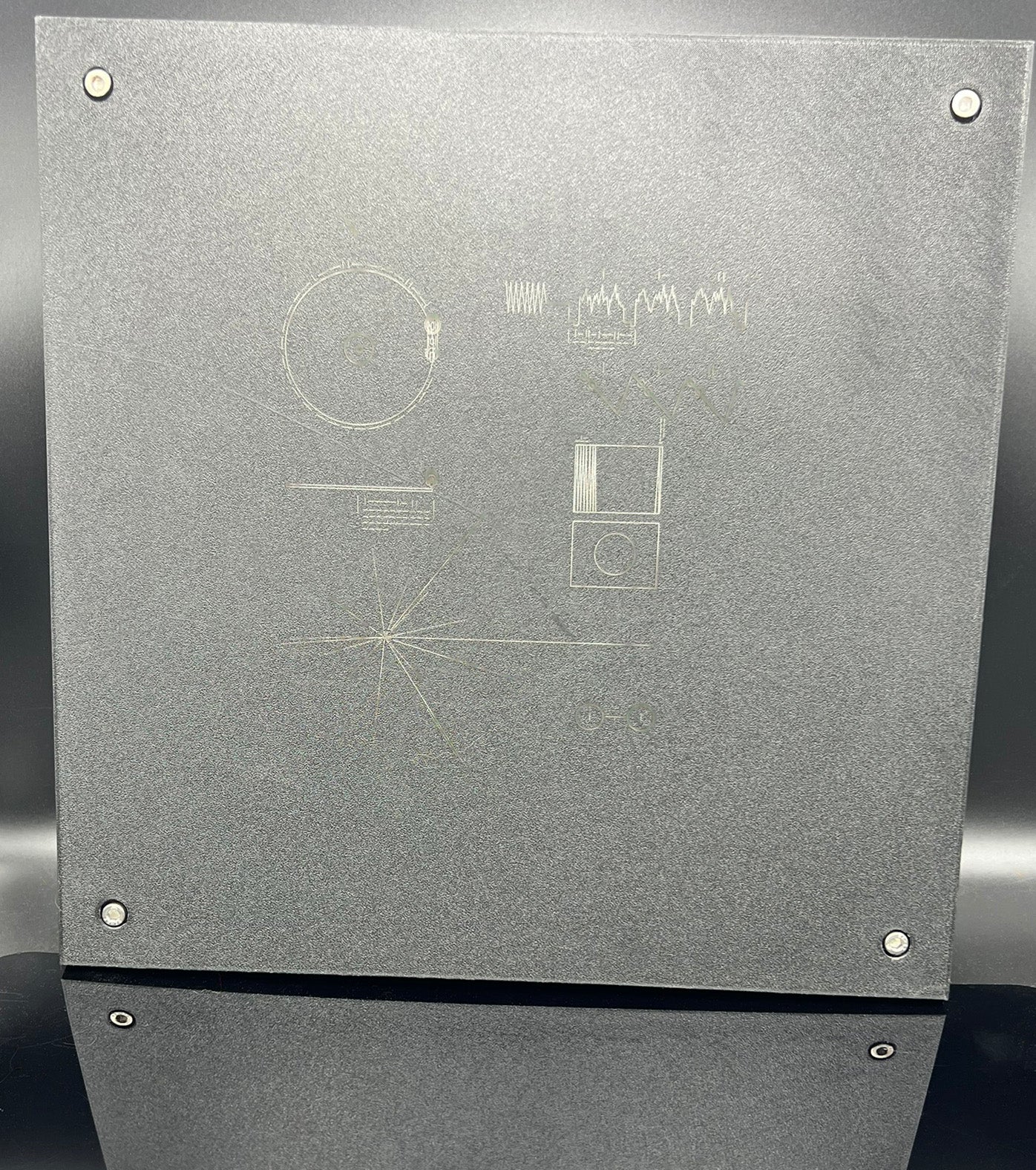 Réplique Disque d’Or Voyager NASA (Réplique Artistique Premium)