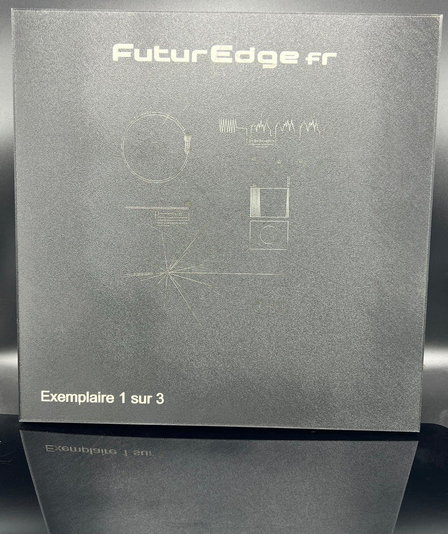 Réplique Disque d’Or Voyager NASA (Réplique Artistique Premium)