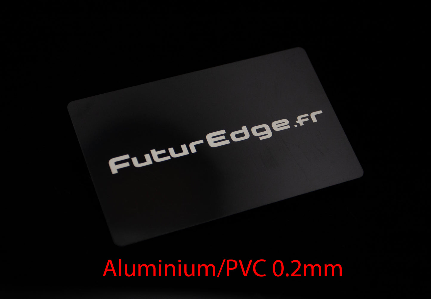 Cartes de visite métalliques personnalisées – Gravure laser de précision