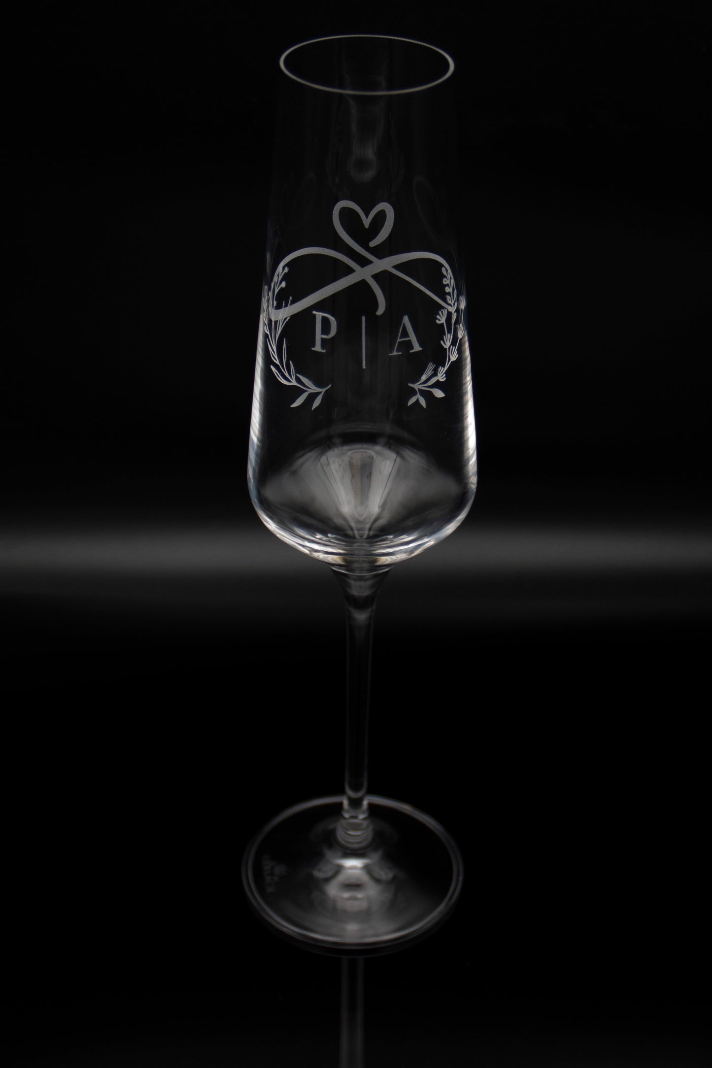 Personalized Champagne Flute – Premium Laser Engraving