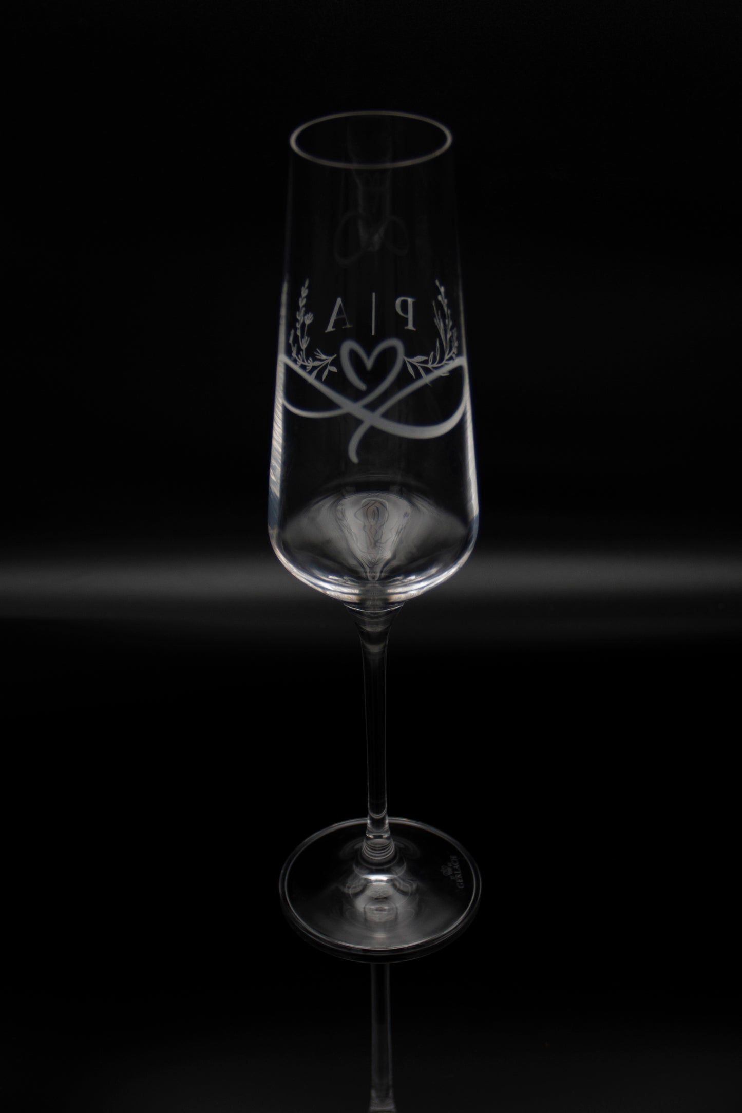 Personalized Champagne Flute – Premium Laser Engraving