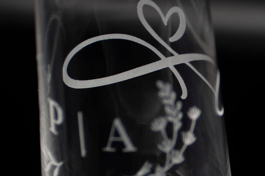 Flûte de Champagne Personnalisée – Gravure Laser Premium