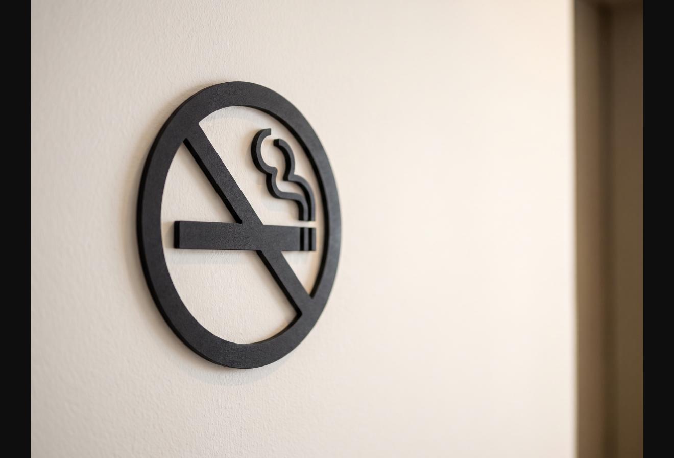 Pictogramme mural « Interdit de fumer »